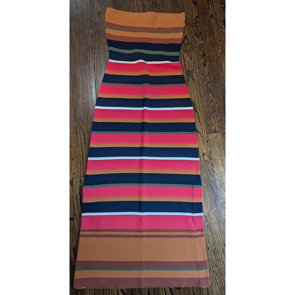 Cara Cara Mesa Striped Strapless Midi Dress NWT - Picture 6 of 6